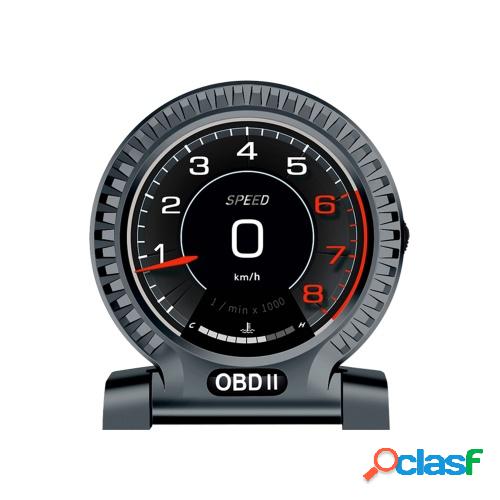 Instrumento LCD OBD para automóvil Velocímetro de alta