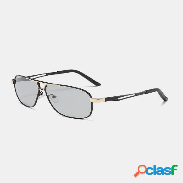 Jassy Hombres Moda UV Protección Polarizada Cambio de color
