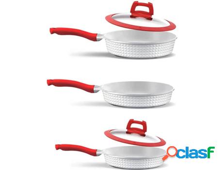 Juego Sartenes GRIDINLUX Set 5 piezas Cocina Inducción