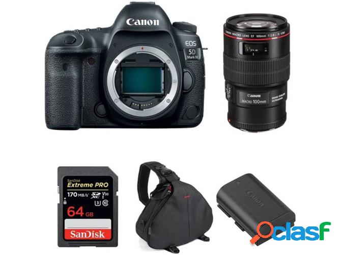 Kit Cámara CANON EOS 5D Mark IV + EF 100mm f/2.8L Macro IS