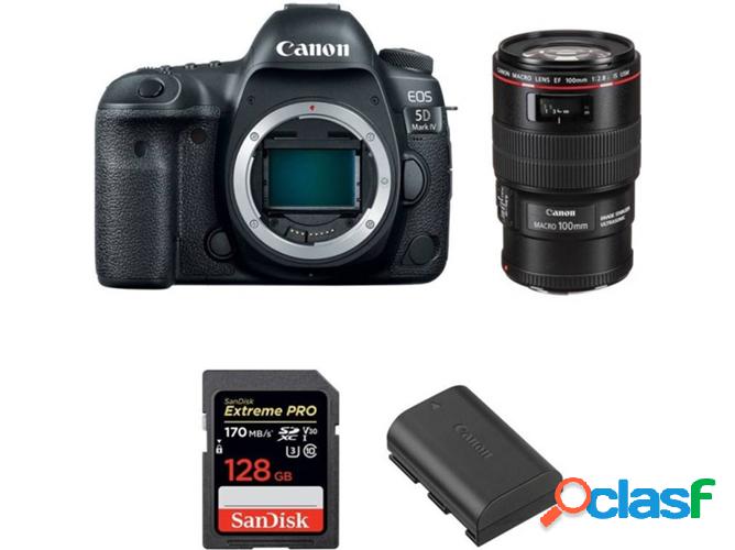 Kit Cámara CANON EOS 5D Mark IV + EF 100mm f/2.8L Macro IS