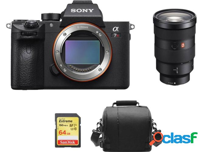 Kit Cámara Mirrorless SONY A7R III + SEL 24-70MM F2.8 GM +
