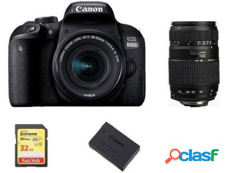 Kit Cámara Reflex CANON EOS 800D (Objetivos: EF-S 18-55 mm
