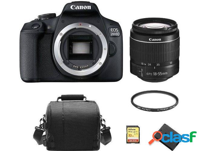 Kit Cámara Réflex CANON EOS 2000D EF-S 18-55mm F3.5-5.6