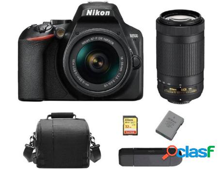 Kit Cámara Réflex NIKON D3500 AF-P 18-55mm F3.5-5.6G VR +