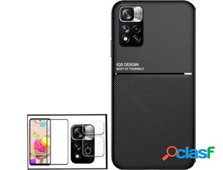 Kit Funda Magnetic Lux,5D Full Cover y Protector de Cámara
