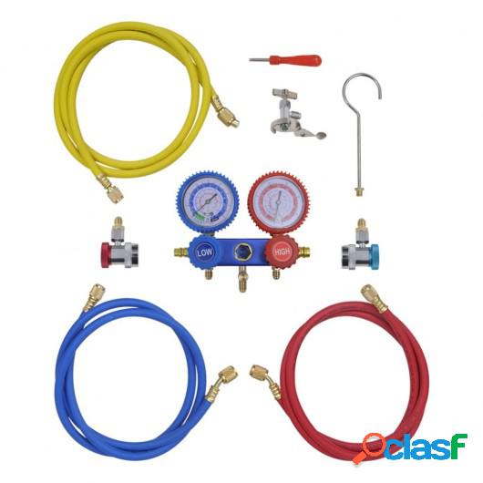 Kit manómetros y mangueras a 2 vías para el aire