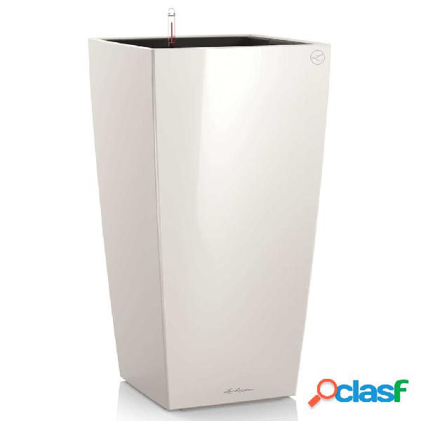 LECHUZA Macetero Cubico 30 ALL-IN-ONE blanco brillante 18181