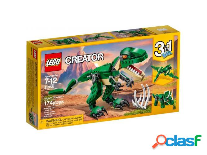 LEGO Creator 3 en 1: Dinosaurios feroces - 31058 (Edad