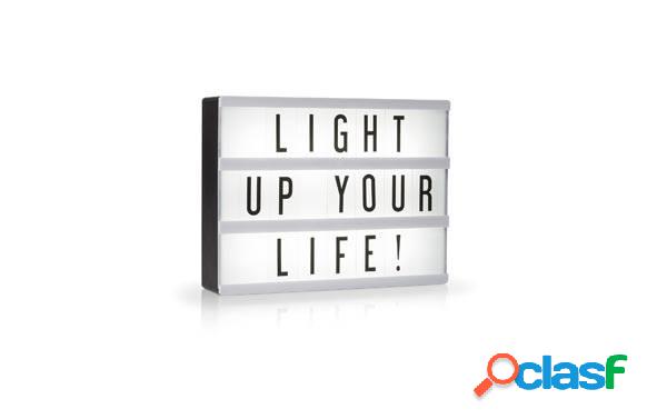 Lampara Led Box Incluye Juego de Letras A5