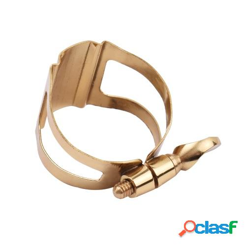 Ligadura de saxofón de ajuste de tornillo único Muslady