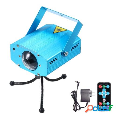 Lixada AC110-240V 5W 3 LED RGB mini LED arte de iluminación