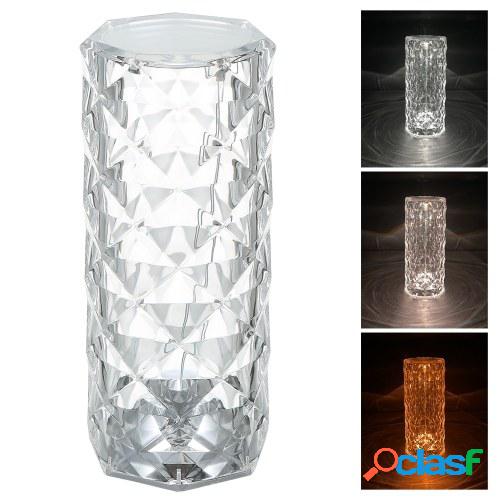 Lámpara de mesa de diamante acrílico Control táctil 3