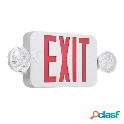 Luz de emergencia combinada de LED de señal de salida roja