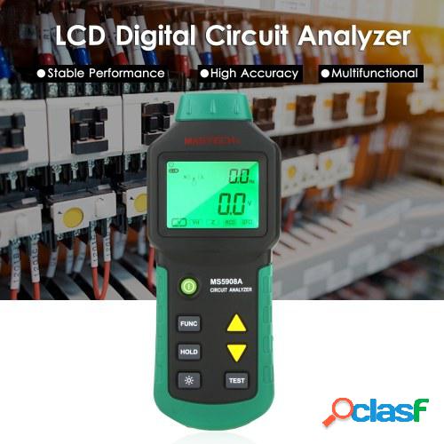 MASTECH MS5908A LCD Analizador de circuito digital Voltaje