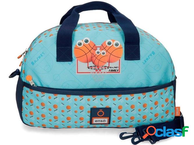 Maleta de Cabina ENSO Basket Family Azul (40x24x18cm)