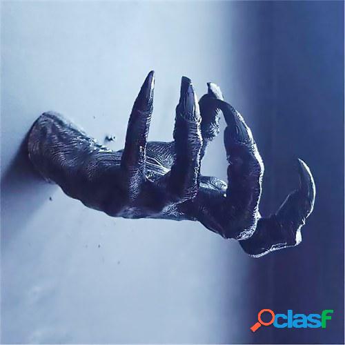 Mano de bruja Espeluznante Mano Colgador de pared