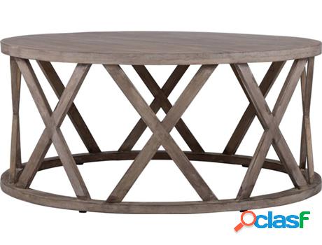 Mesa de Centro WOMO-DESIGN Rojo Madera Marrón (100 x 45 cm)