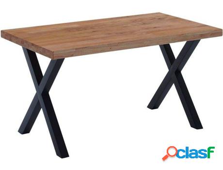 Mesa de Comedor ABECEDARIO boreal – Negro (Madera - 9 x 76