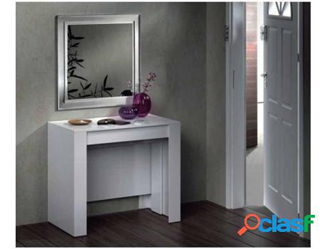 Mesa de Comedor FORES Kendra (Blanco - Melamina - 50 - 97,5