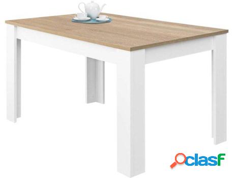 Mesa de Comedor HABITDESIGN Blanco Artik - Canadian