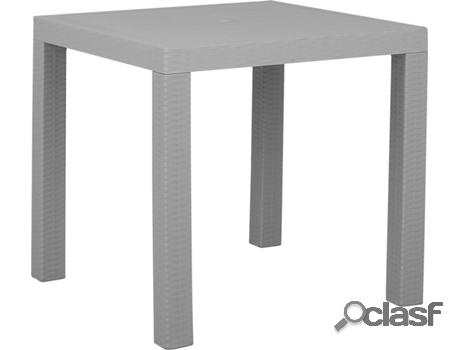 Mesa de Exterior Fossano (Gris - Material Sintético