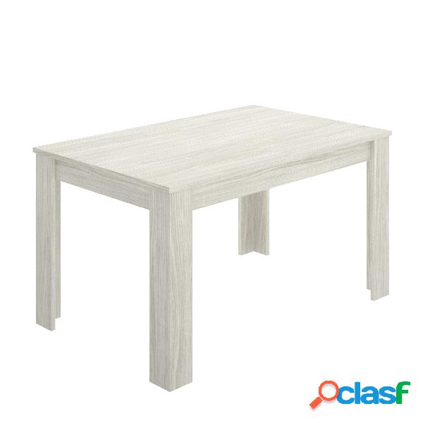 Mesa de comedor Dekit Dine Gris 77x140/190x90cm