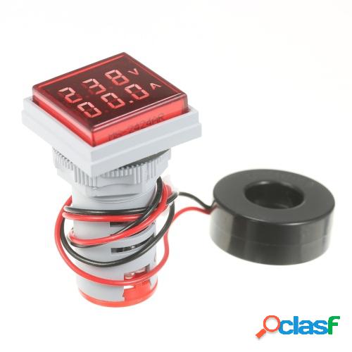 Mini cuadrado digital voltímetro amperímetro voltímetro