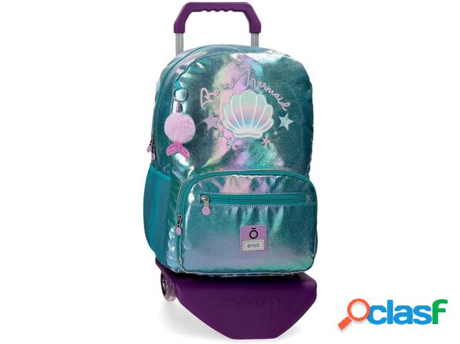 Mochila ENSO Be a Mermaid Azul (32x42x15cm)