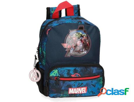 Mochila Escolar MARVEL Los Vengadores On The Warpath Azul
