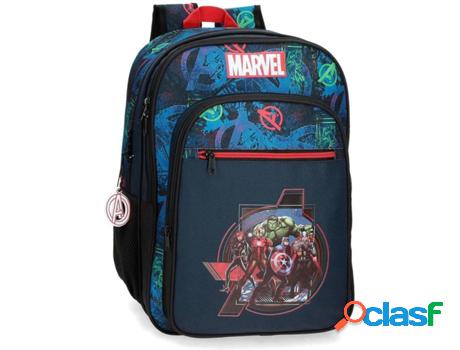 Mochila Escolar MARVEL Los Vengadores On The Warpath Azul