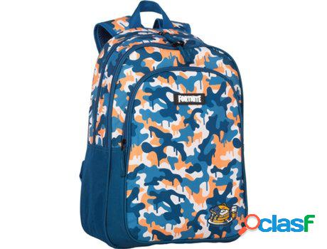 Mochila FORTNITE Blue Camo Doble Compartimento (Multicolor -