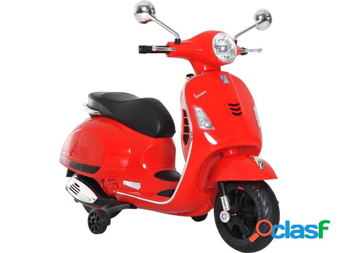 Mota HOMCOM Scooter (6V - Rojo)