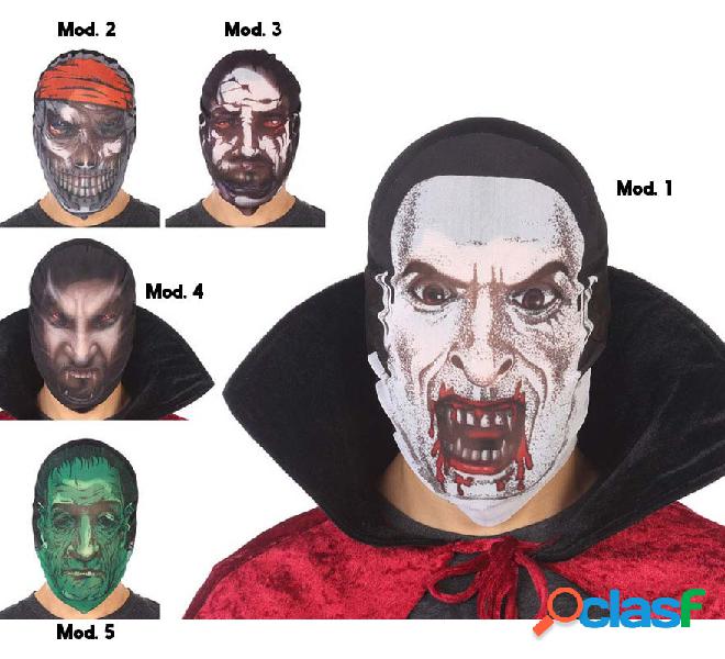 Máscara de Tela Monstruos Clásicos en varios modelos