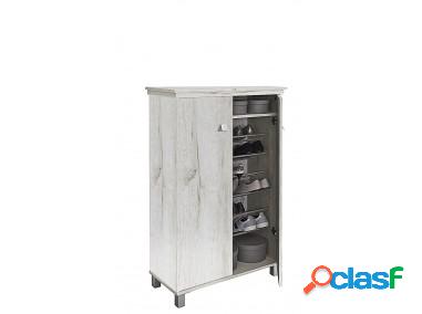 Mueble Zapatero Misissipi 24ab Blanco Mozart - Zapateros