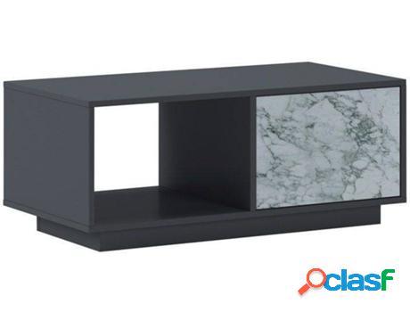 Mueble de Apoyo SELECTIONHOME Grafito - Mármol blanco