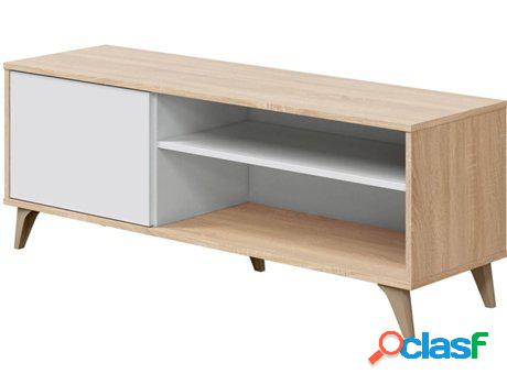 Mueble de TV HABITDESIGN Kikua Plus (Blanco Artik - Melamina