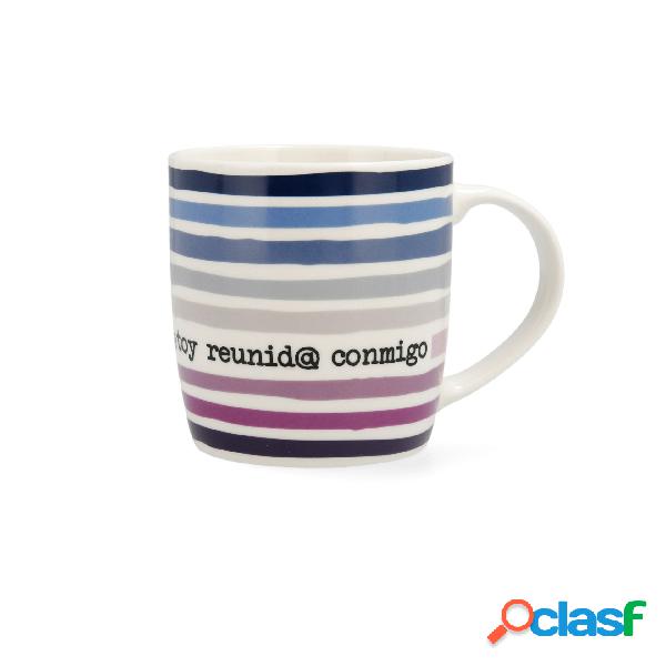 Mug de porcelana multicolor en varios colores 33cl