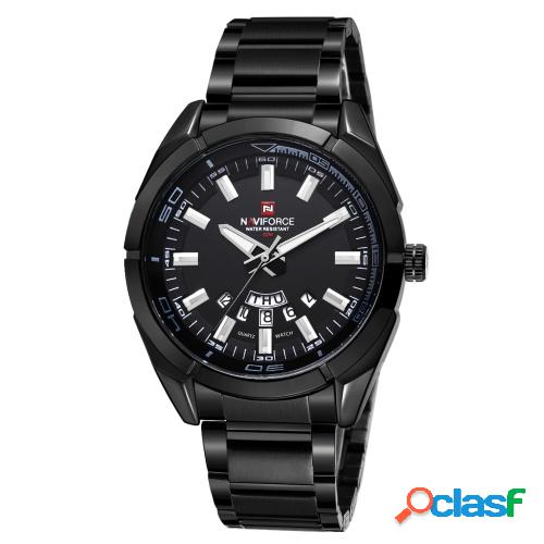 NAVIFORCE NF9038 Reloj de cuarzo informal con estilo para