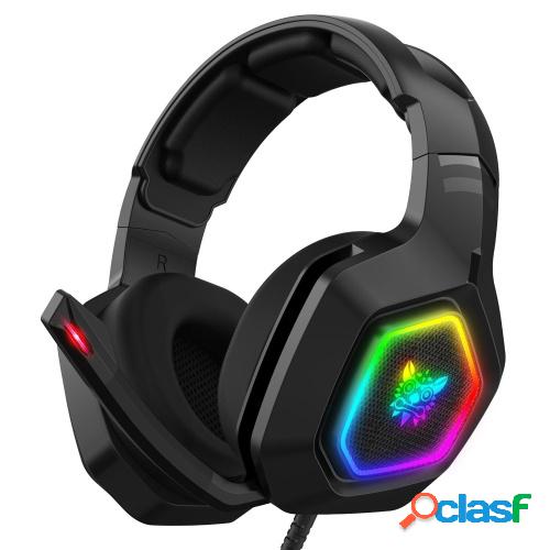 ONIKUMA K10 RGB Gaming Headset Wired Headphones with