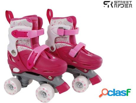 Patines STREET RIDER Ajustables (Rosa - 27-30)