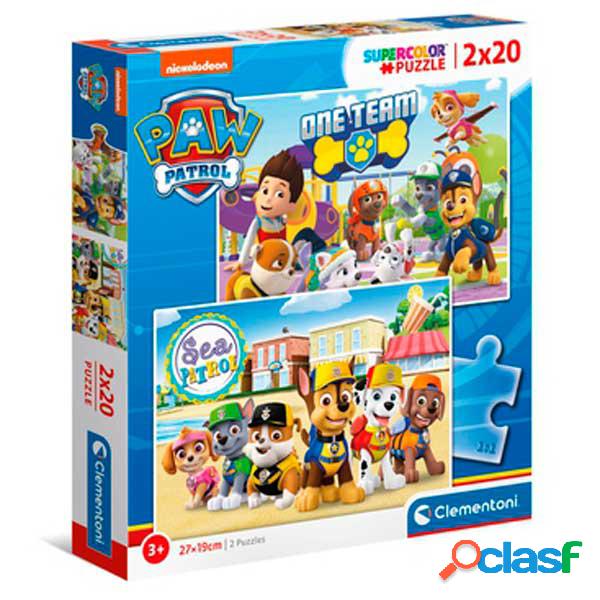Paw Patrol Puzzle 2x20p