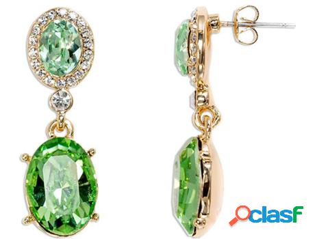 Pendientes VANCRYSTALS Laura (Latón - Dorado - 3 cm)