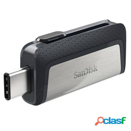 Pendrive 32gb sandisk dual usb tipo-c ultra usb 3.1/ tipo-c