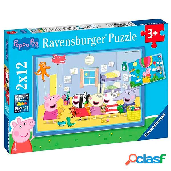 Peppa Pig Puzzle 2x12p