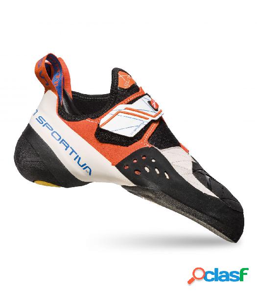 Pies de gato La Sportiva Solution mujer White-Lily Orange 40