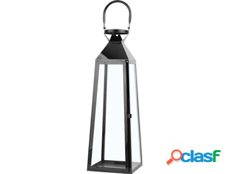 Pieza Decorativa Linterna Crete (Negro - Acero Inoxidable