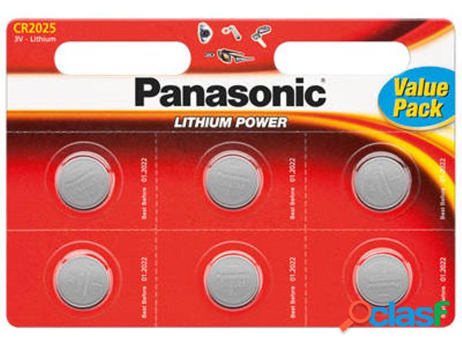 Pilas TECXUS CR2025 P 6-BL Panasonic