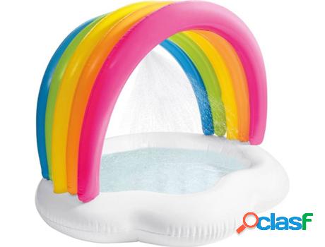 Piscina Hinchable INTEX Rectangular Arco íris con Chorro de
