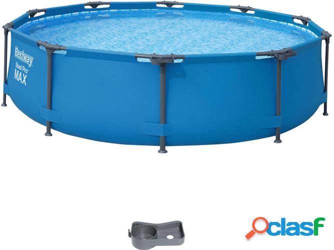 Piscina Tubular BESTWAY Steel Pro Max (4678L - 305x76cm)
